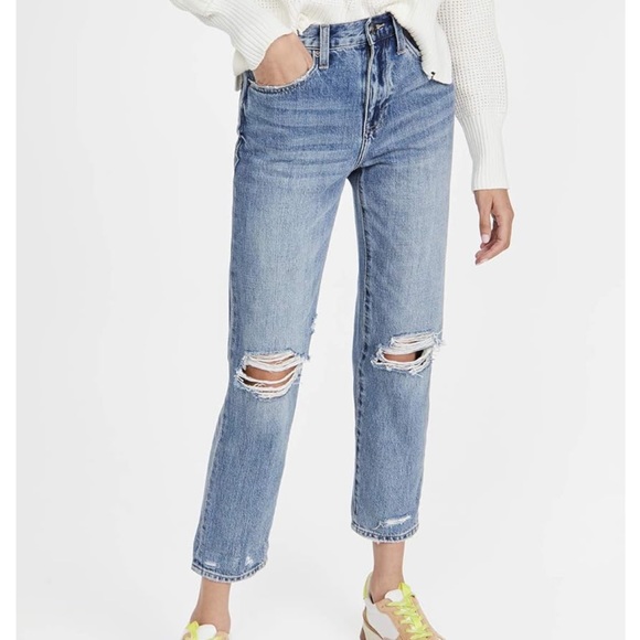 pistola Denim - Pistola Presley High Rise Relaxed Roller Jean In Los Feliz New With Tag Size 28”